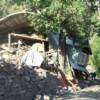 Kashmir October 8, 2005. Grade 5 damage to a conventional type two storey house at Sultan Teka village.
Photo Credit: John Beba