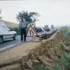 May 21, 2003 Boumerdes earthquake. Slumps and cracks in a road near Algiers, Algeria. 
Photo Credit: Djillali Benour