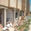 May 21, 2003 Boumerdes earthquake. Damage to an apartment building with a soft first story near Algiers, Algeria. 
Photo Credit: Djillali Benour