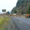 Landslide damage in the Clatskanie, Oregon region. 

Photo courtesy of Clatskanie, Oregon PUD employee Kerry Kallunki 
