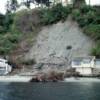 Rolling Bay, east side of Bainbridge Island, Washington. Tragedy struck on January 19th, 1997. Within three seconds, 2,000 tons of rock, trees, and soil crushed this home, killing all four family members.

USGS Image