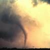 The first tornado captured by the NSSL doppler radar and NSSL chase personnel. The tornado is here in its early stage of formation. Union City, Oklahoma on May 24, 1973.

Photo Courtesy NOAA