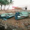 The Force of the Tsunami Completely Destroyed many Fishing Boats Leaving Villagers with No Income. 
Image By:Joseph Trainor,University of Delaware, Disaster Relief Center